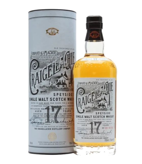 Craigellachie 17 Years Old Single Speyside Malt Whisky, fles bij slijterij t Bockje in Bathmen