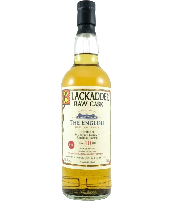 Blackadder The English 10 Years Old, fles bij slijterij t Bockje in Bathmen