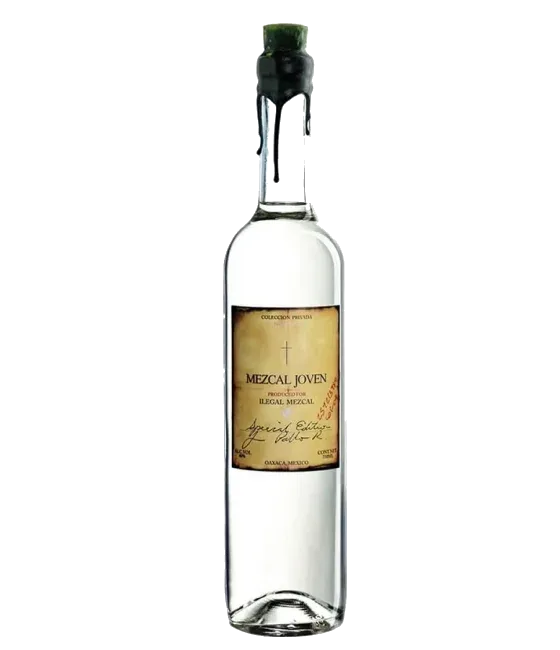 Ilegal Mezcal Joven, fles bij slijterij t Bockje in Bathmen