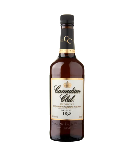 Canadian Club, fles bij slijterij t Bockje in Bathmen