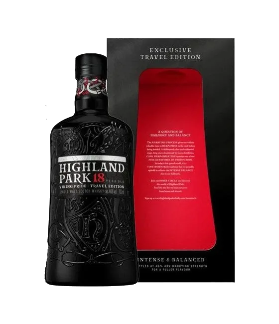 Highland Park 18 Years Old Pride Travel Edition, fles bij slijterij t Bockje in Bathmen