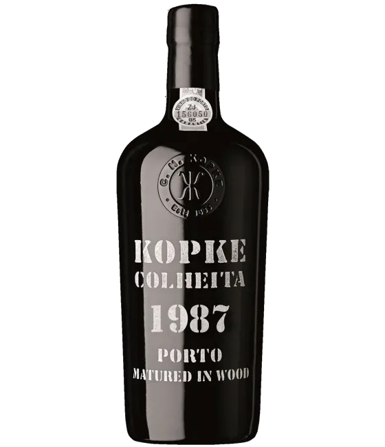 Kopke Colheita Port 1987, fles bij slijterij t Bockje in Bathmen