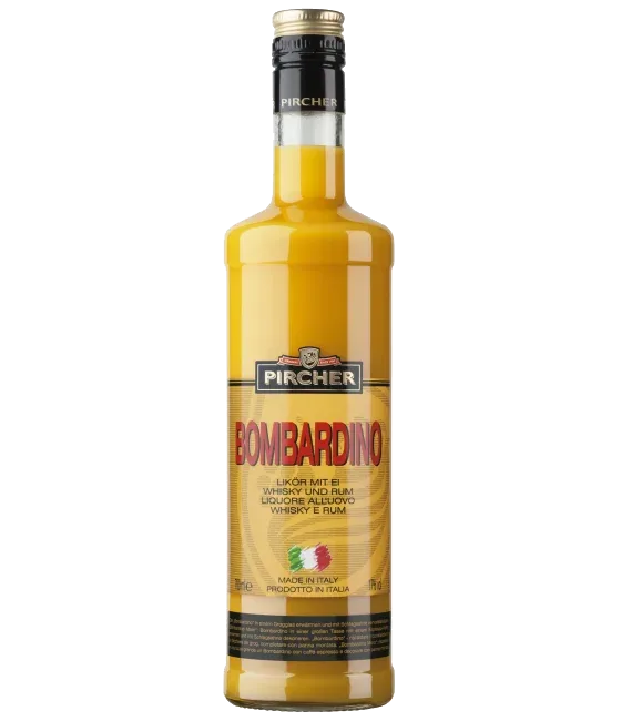 Pircher Bombardino, fles bij slijterij t Bockje in Bathmen