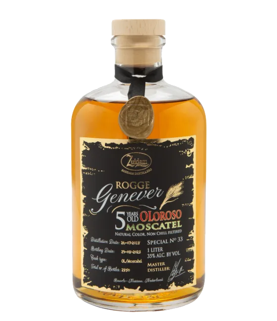 Zuidam Genever Oloroso Moscatel 5 Years Old, fles bij slijterij t Bockje in Bathmen