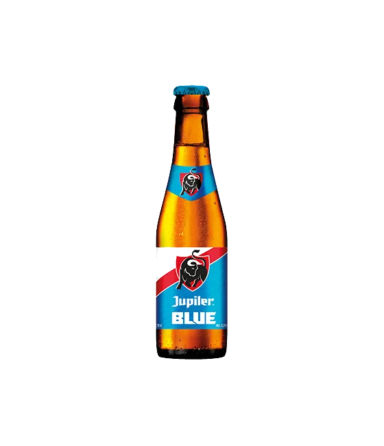 Jupiler Blue, fles bij slijterij t Bockje in Bathmen