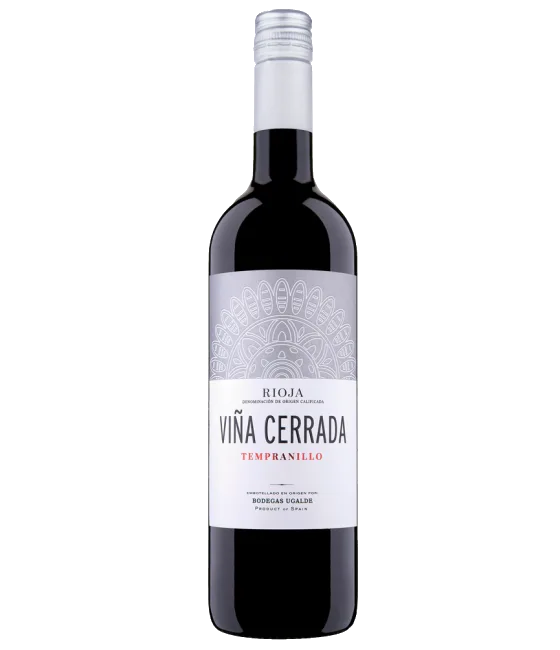 Viña Cerrada Tempranillo, fles bij slijterij t Bockje in Bathmen