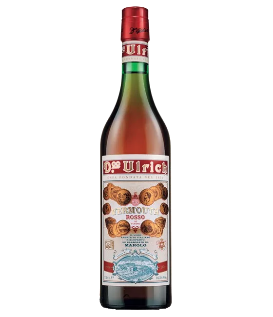 Marolo Ulrich Vermouth di Torino Rosso, fles bij slijterij t Bockje in Bathmen