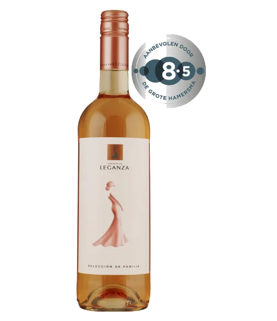 Condesa de Leganza Rosado Selección de Familia, fles bij slijterij t Bockje in Bathmen