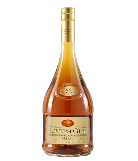 Joseph Guy Cognac VS, fles bij slijterij t Bockje in Bathmen