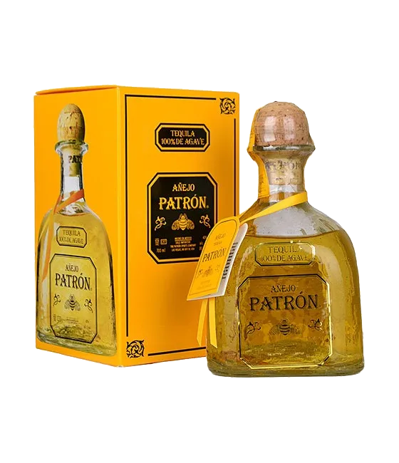 Patron Tequila Anejo, fles bij slijterij t Bockje in Bathmen