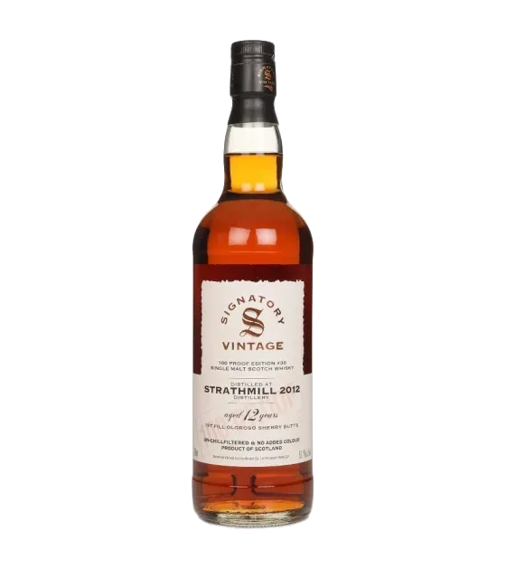 Signatory Strathmill 2012 100 PROOF #36, fles bij slijterij t Bockje in Bathmen