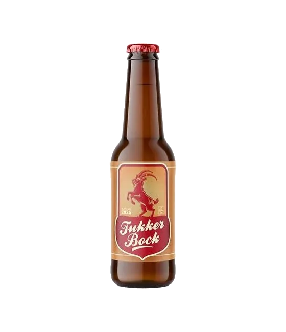 Tukker Bock 33 cl, fles bij slijterij t Bockje in Bathmen