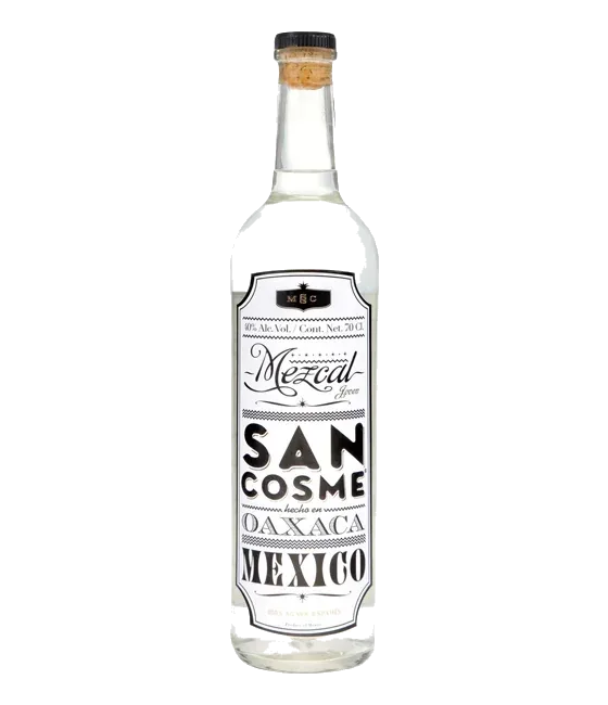 San Cosme Mezcal Oaxaca, fles bij slijterij t Bockje in Bathmen
