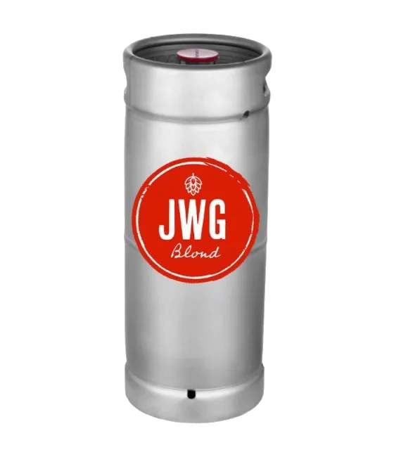 JWG Blond Fust 20 ltr, fles bij slijterij t Bockje in Bathmen