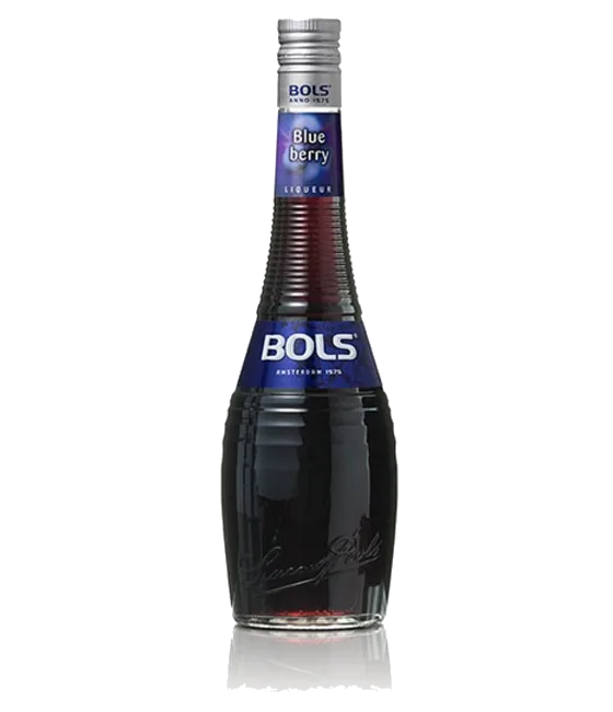 Bols Blueberry, fles bij slijterij t Bockje in Bathmen