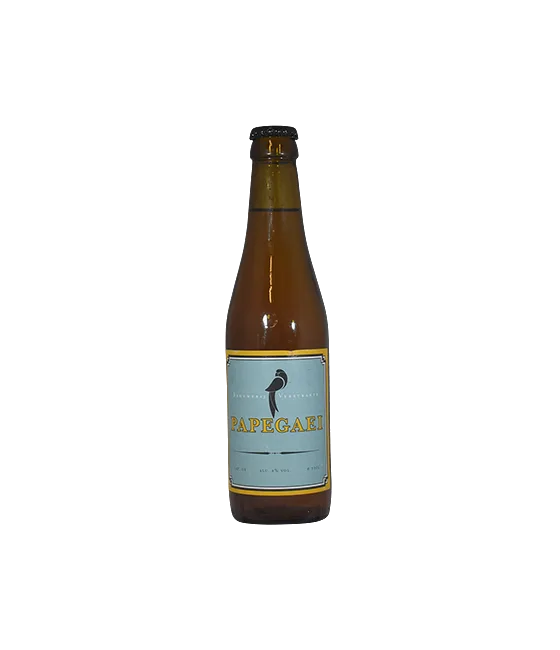 Brouwerij Verstraete Papegaei, fles bij slijterij t Bockje in Bathmen