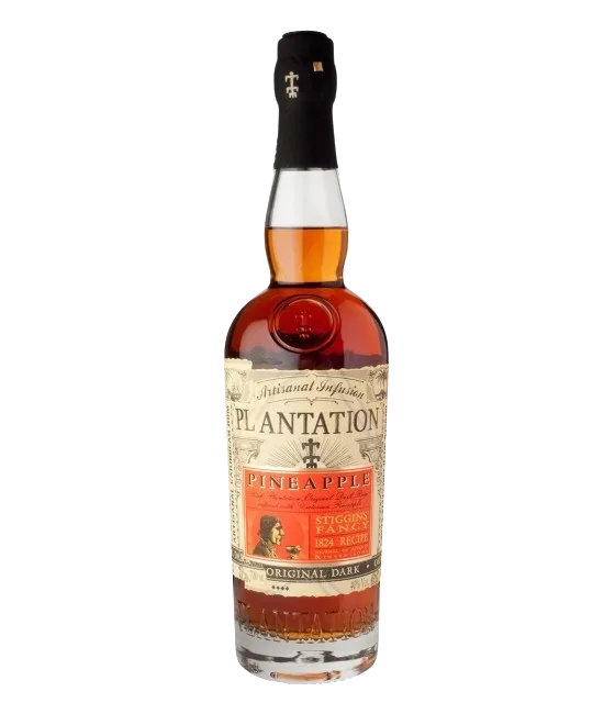 Plantation rum Pineapple, fles bij slijterij t Bockje in Bathmen