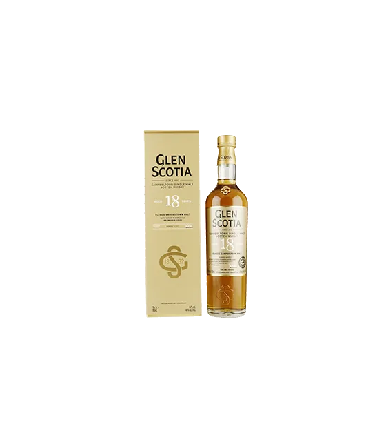 Glen Scotia 18 Years Old Classic Campbeltown Malt, fles bij slijterij t Bockje in Bathmen