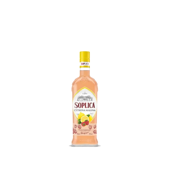 Soplica Cytryna Malina, fles bij slijterij t Bockje in Bathmen