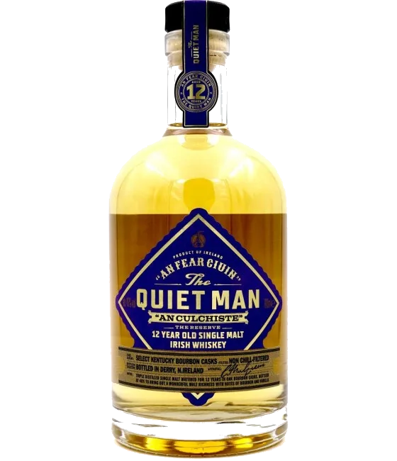 The Quiet Man 12 Years Old An Culchiste The Reserve, fles bij slijterij t Bockje in Bathmen