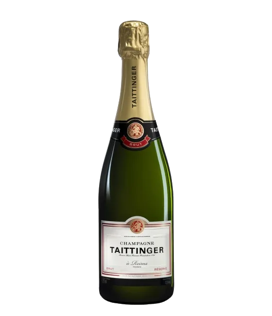 Champagne Taittinger Brut Réserve, fles bij slijterij t Bockje in Bathmen