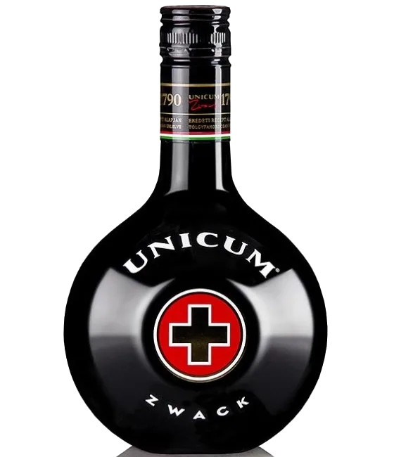 Unicum Zwack Kruidenlikeur, fles bij slijterij t Bockje in Bathmen