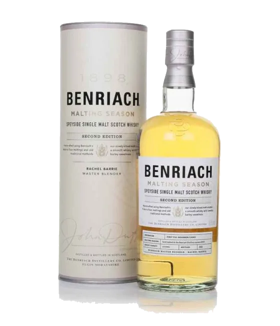 Benriach Malting Season second edition, fles bij slijterij t Bockje in Bathmen