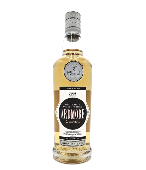 Gordon & MacPhail Distillery Label Ardmore 2008, fles bij slijterij t Bockje in Bathmen