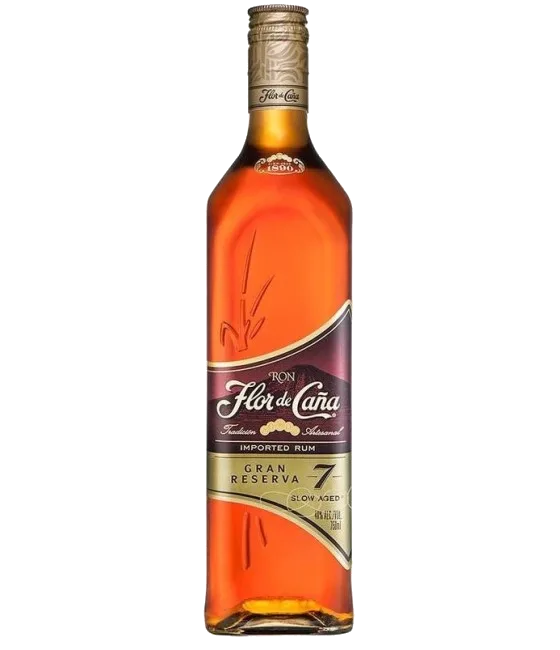 Flor de Cana Gran Reserva 7 Years Old Rum Nicaragua, fles bij slijterij t Bockje in Bathmen