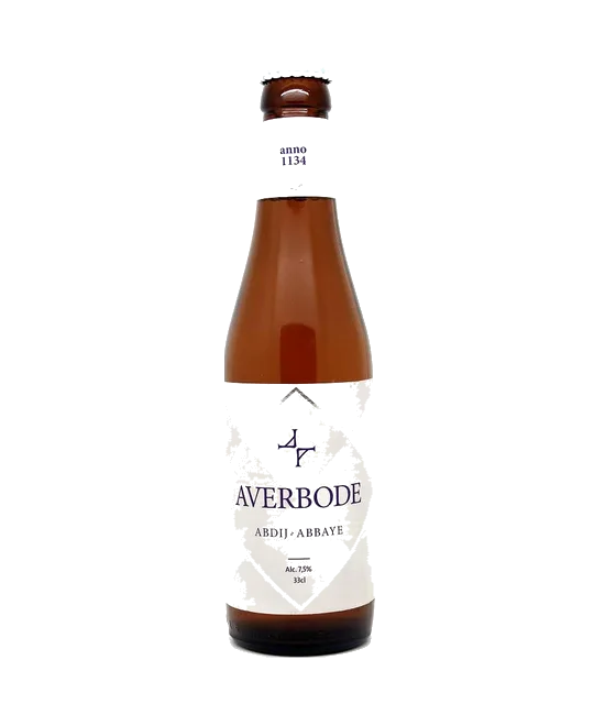 Averbode Abdij, fles bij slijterij t Bockje in Bathmen