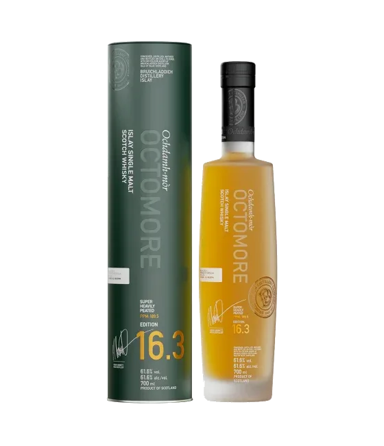Octomore 16.3, fles bij slijterij t Bockje in Bathmen