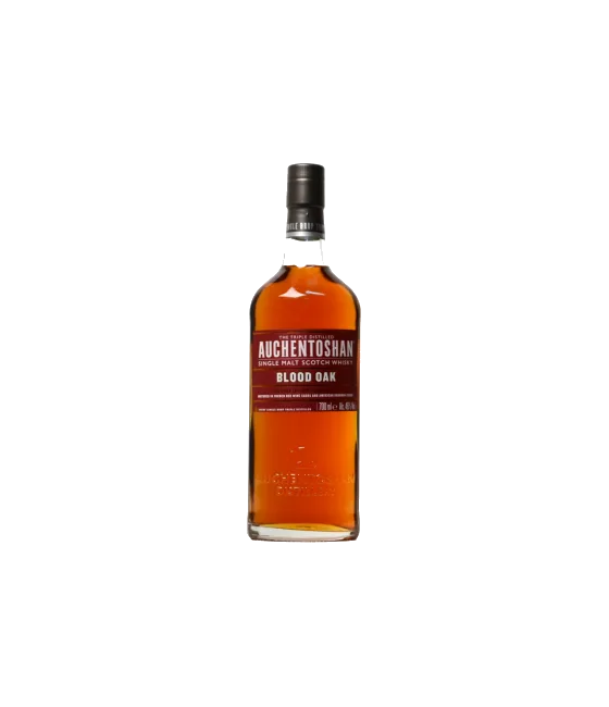 Auchentoshan Blood Oak Lowland Single Maltwhisky, fles bij slijterij t Bockje in Bathmen