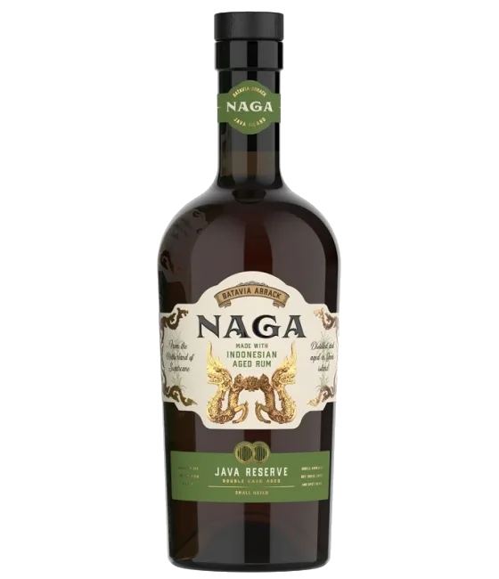Naga Indonesian Rum Batavia Arrack Double Cask Aged Java Reserve, fles bij slijterij t Bockje in Bathmen