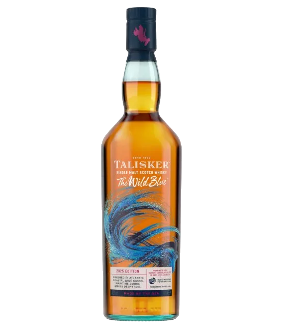Talisker The Wild Blue 2025 Edition, fles bij slijterij t Bockje in Bathmen