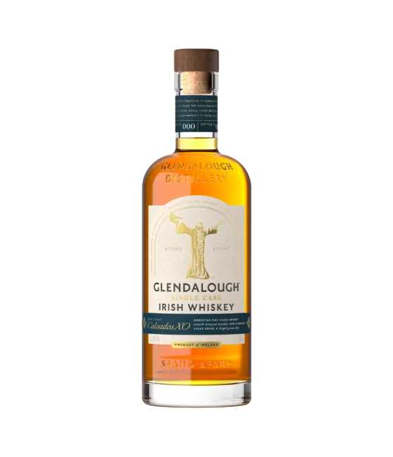 Glendalough Irish Whiskey Single Cask Calvados Finish, fles bij slijterij t Bockje in Bathmen