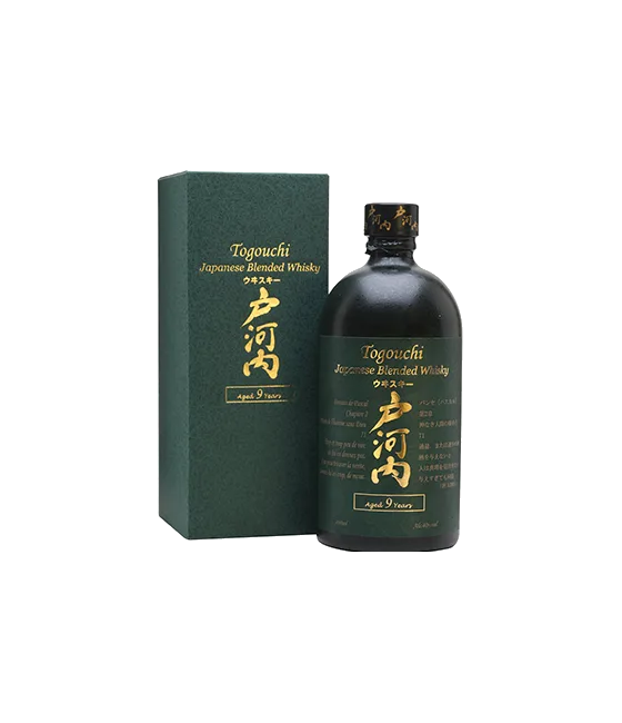 Togouchi 9 Years Old Blended Japanse Whisky, fles bij slijterij t Bockje in Bathmen