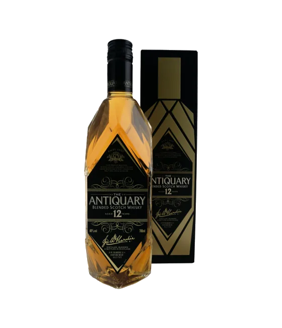 Antiquary 12 Years, fles bij slijterij t Bockje in Bathmen