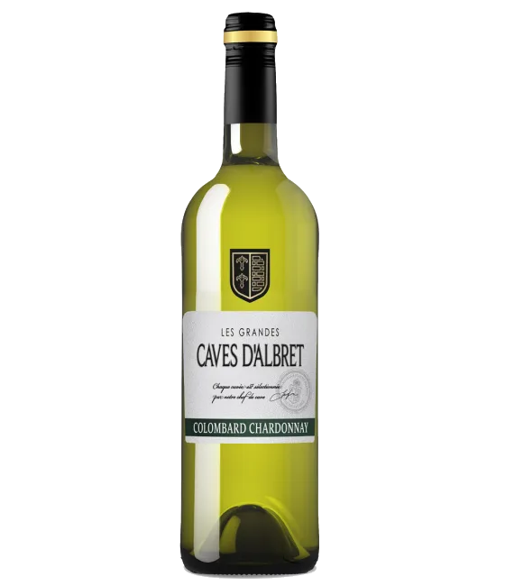 Caves d’Albret Colombard-Chardonnay, fles bij slijterij t Bockje in Bathmen