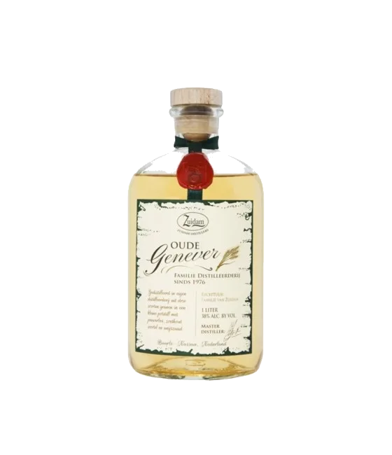 Zuidam Oude Genever, fles bij slijterij t Bockje in Bathmen