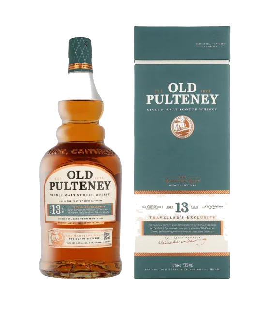 Old Pulteney 13 Years Old Traveller’s Exclusive, fles bij slijterij t Bockje in Bathmen