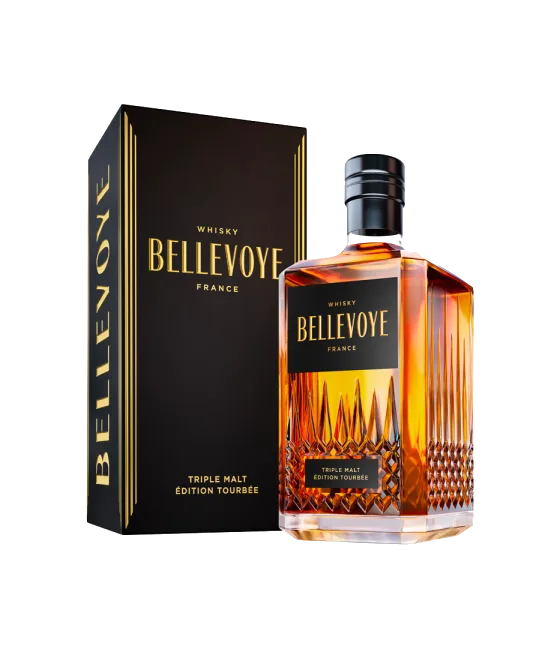 Bellevoye Triple Malt Noir Tourbée, fles bij slijterij t Bockje in Bathmen
