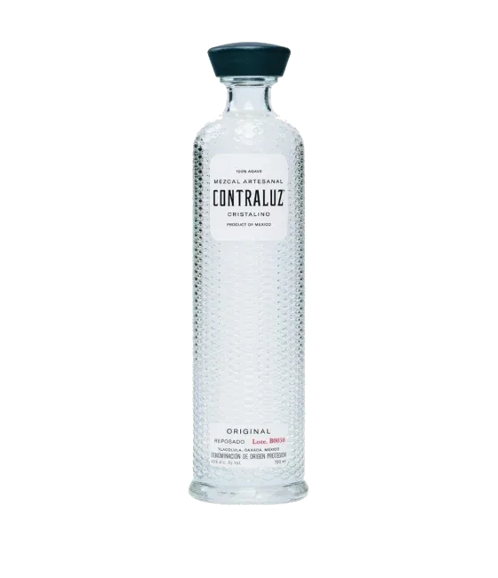 Contraluz Cristalino Mezcal, fles bij slijterij t Bockje in Bathmen