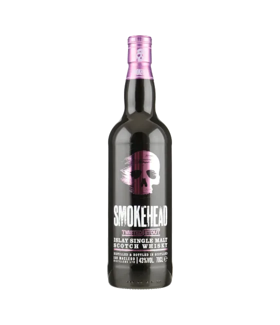 Smokehead Twisted Stout Islay Single Malt Whisky, fles bij slijterij t Bockje in Bathmen