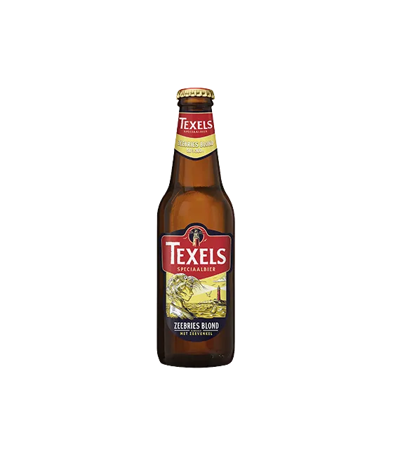 Texels Zeebries Blond, fles bij slijterij t Bockje in Bathmen