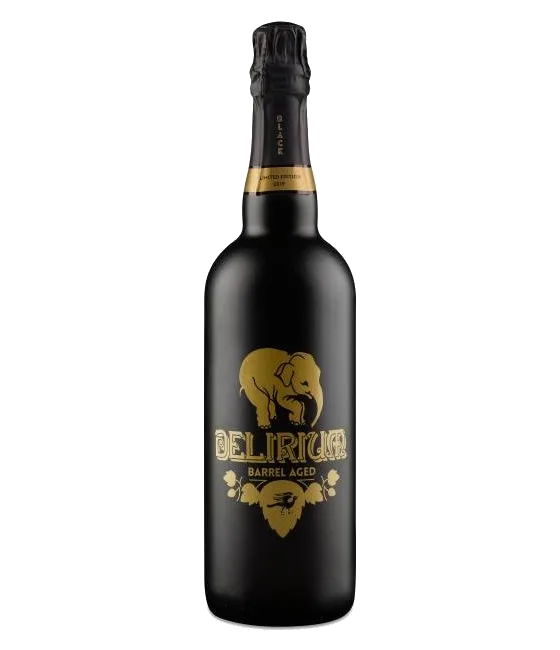 Delirium Black Barrel Aged, fles bij slijterij t Bockje in Bathmen