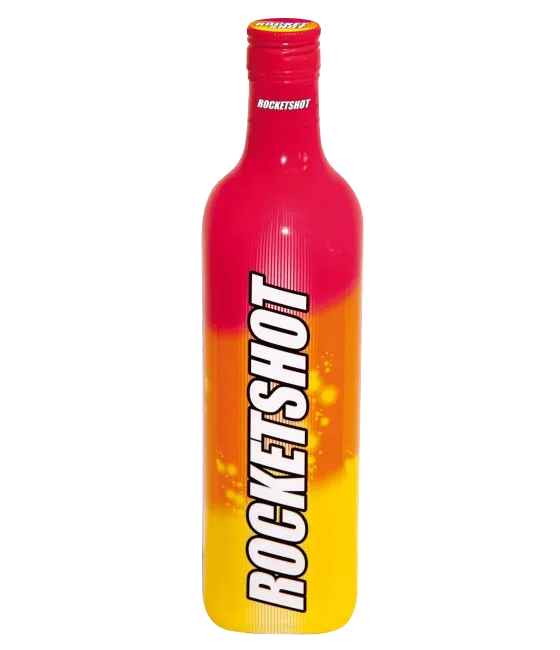 Rocketshot, fles bij slijterij t Bockje in Bathmen