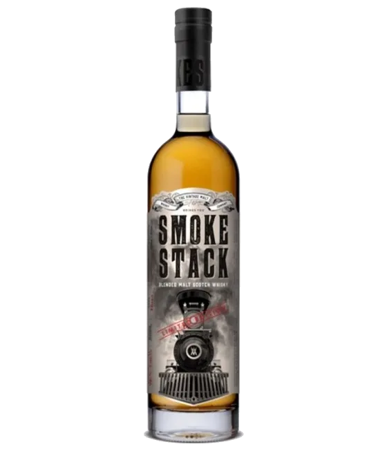 Smoke Stack Blended Malt Whisky, fles bij slijterij t Bockje in Bathmen