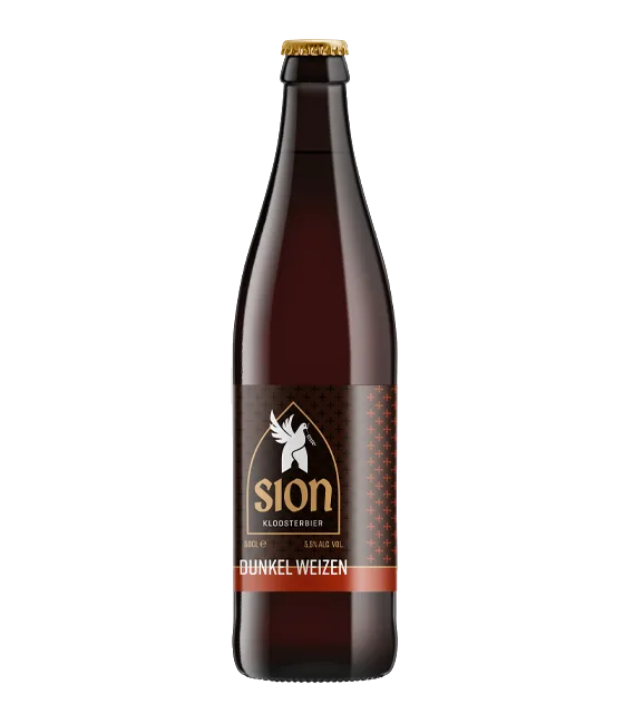 Sion Dunkel Weizen, fles bij slijterij t Bockje in Bathmen