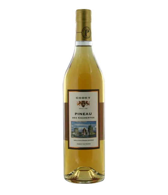 Godet Pineau des Charentes, fles bij slijterij t Bockje in Bathmen