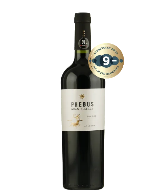 Phebus Gran Reservado Malbec Mendoza, fles bij slijterij t Bockje in Bathmen